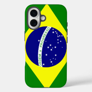 Vlag van Bandeira do Brasil/Brazilië iPhone 16 Hoesje