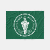 Vlag van Bangkok, Thailand Fleece Blanket Deken (Voorkant (Horizontaal))