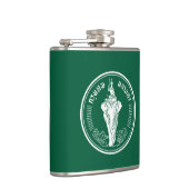 Vlag van Bangkok, Thailand Hip Flask Heupfles (Rechts)