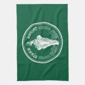 Vlag van Bangkok, Thailand Kitchen Towel Theedoek (Verticaal)