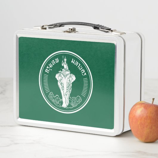 Vlag van Bangkok, Thailand Metal Lunch Box (In situ)