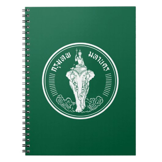 Vlag van Bangkok, Thailand Notitieboek (Voorkant)