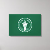 Vlag van Bangkok (Thaise hoofdstad) Canvas Afdruk (Voorkant)