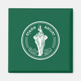 Vlag van Bangkok (Thaise hoofdstad) Magneet