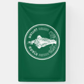 Vlag van Bangkok (Thaise hoofdstad) Spandoek (Verticaal)