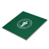 Vlag van Bangkok (Thaise hoofdstad) Tegeltje (Zijkant)