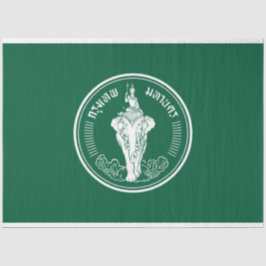 Vlag van Bangkok (Thaise hoofdstad) Tissuepapier