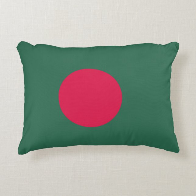 vlag van Bangladesh Accent Kussen (Voorkant)