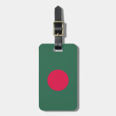 vlag van Bangladesh Bagagelabel (Voorkant verticaal)