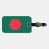 Vlag van Bangladesh Bagagelabel (Achterkant horizontaal)