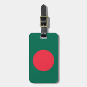 Vlag van Bangladesh Easy ID Personal Bagagelabel (Voorkant verticaal)
