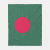vlag van Bangladesh Fleece Deken (Voorkant)
