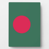vlag van Bangladesh Fotoplaat (voorkant)