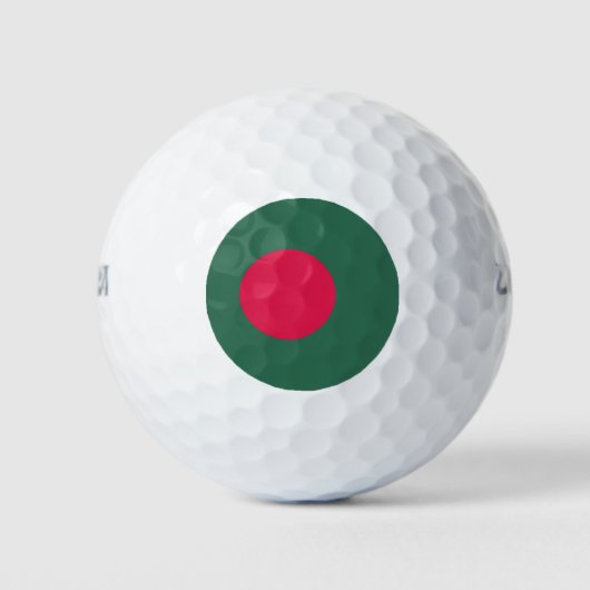 vlag van Bangladesh Golfballen (Voorkant)