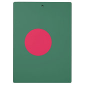 vlag van Bangladesh Klembord (Achterkant)