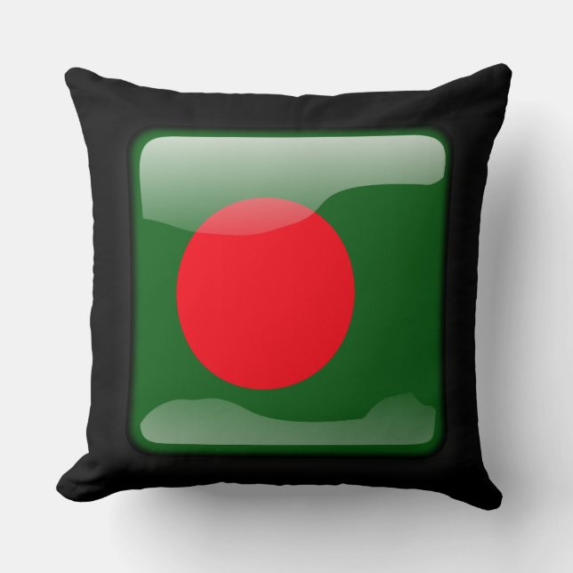 Vlag van Bangladesh Kussen (Voorkant)