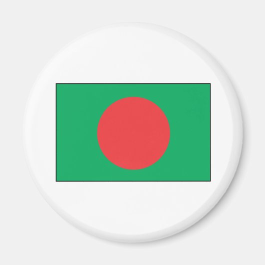 Vlag van Bangladesh Magneet (Voorkant)