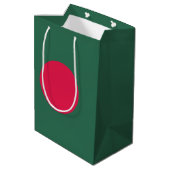 Vlag van Bangladesh Medium Cadeauzakje (Achterkant Gekanteld)