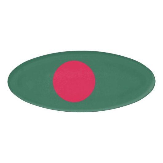 Vlag van Bangladesh Naambadge (Voorkant)