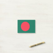 Vlag van Bangladesh Post-it® notes (Op bureau)