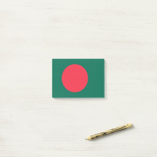 Vlag van Bangladesh Post-it® notes (Op bureau)