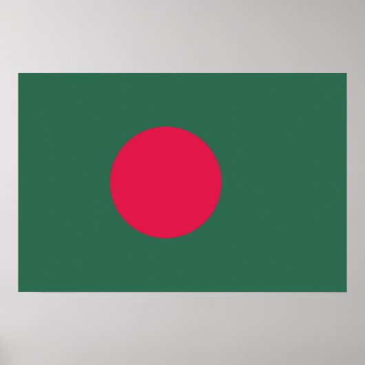 vlag van Bangladesh Poster (Voorkant)