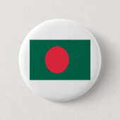 Vlag van Bangladesh Ronde Button 5,7 Cm (Voorkant)