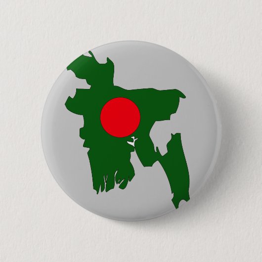 vlag van Bangladesh Ronde Button 5,7 Cm (Voorkant)