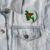 vlag van Bangladesh Ronde Button 5,7 Cm (In situ)