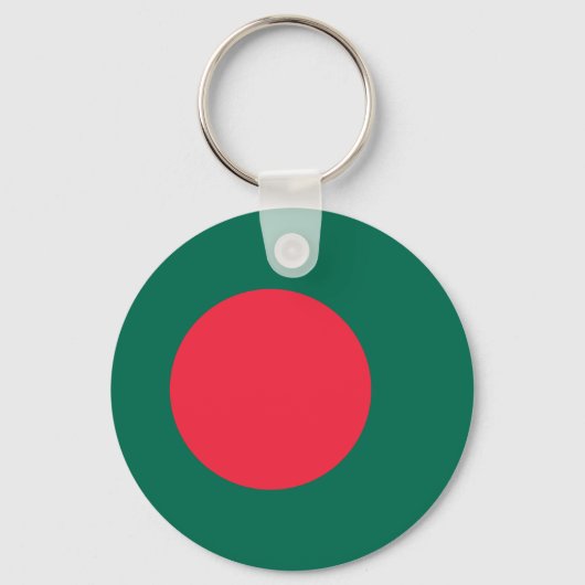 Vlag van Bangladesh Sleutelhanger (Voorkant)