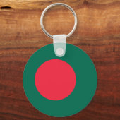 Vlag van Bangladesh Sleutelhanger (Achterkant)