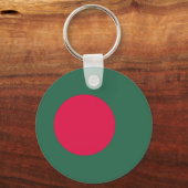 vlag van Bangladesh Sleutelhanger (Voorkant)