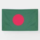 vlag van Bangladesh Spandoek (Horizontaal)