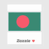 Vlag van Bangladesh Sticker (Vel)