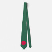 vlag van Bangladesh Stropdas (Voorkant)