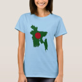 vlag van Bangladesh T-shirt (Voorkant)