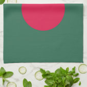 vlag van Bangladesh Theedoek (Gevouwen)