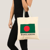 Vlag van Bangladesh Tote Bag (Voorkant (product))
