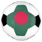 vlag van Bangladesh Voetbal (Gedraaid)