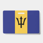Vlag van Barbados Badge (Achterkant)