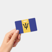 Vlag van Barbados Badge (Handheld)