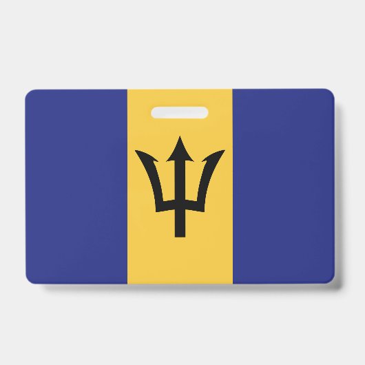 Vlag van Barbados Badge (Voorzijde)