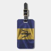 Vlag van Barbados Bagagelabel (Voorkant verticaal)