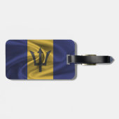 Vlag van Barbados Bagagelabel (Achterkant horizontaal)