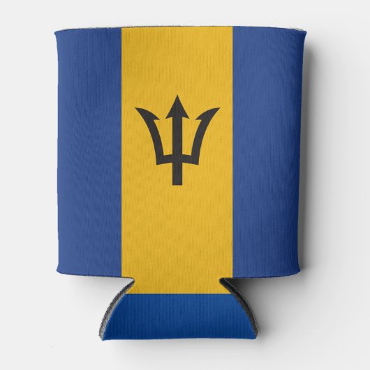 vlag van Barbados Blikjeskoeler (Voorkant)