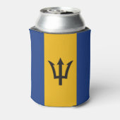 vlag van Barbados Blikjeskoeler (Blikje Achterkant)
