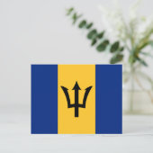 Vlag van Barbados Briefkaart (Staand voorkant)