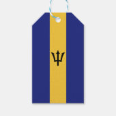 Vlag van Barbados Cadeaulabel (Voorkant)