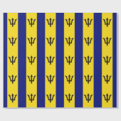 Vlag van Barbados Cadeaupapier (Vlak)