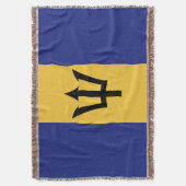 Vlag van Barbados Deken (Voorkant Verticaal)